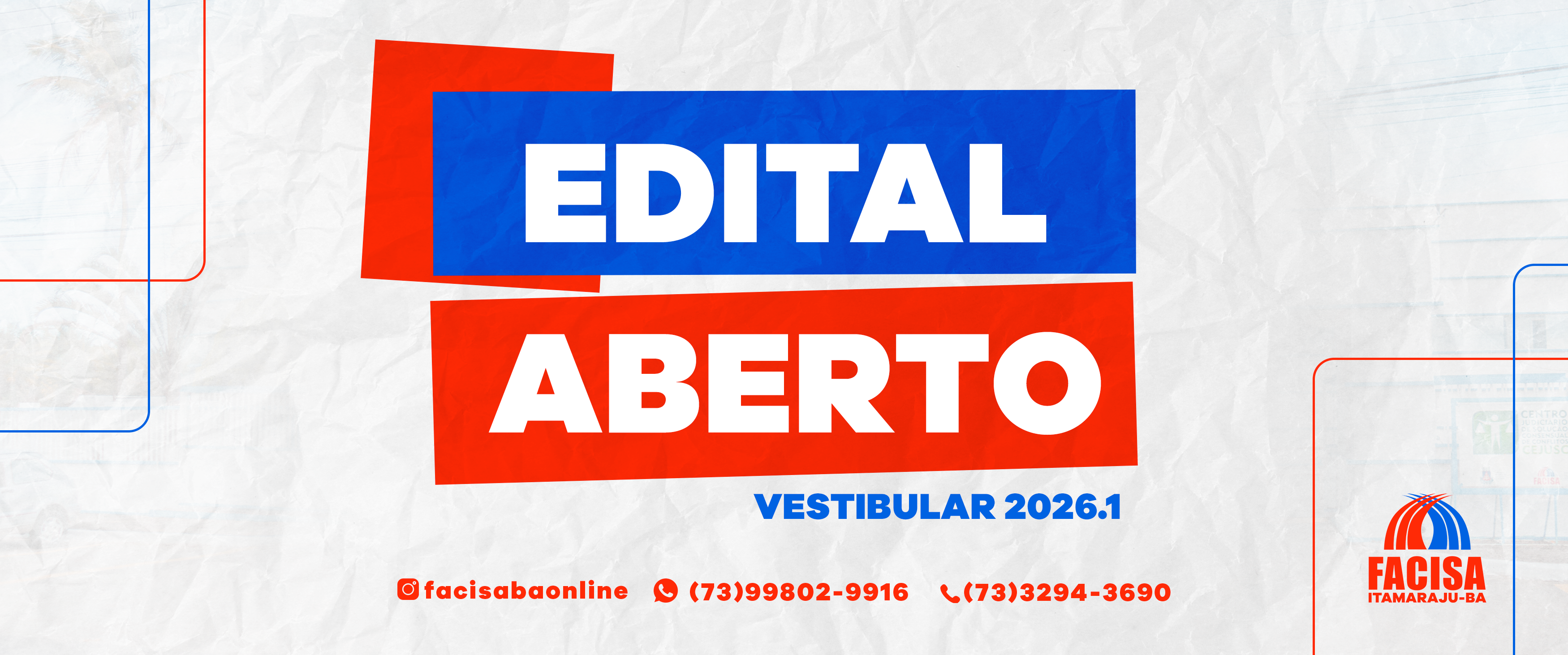 Banner edital aberto